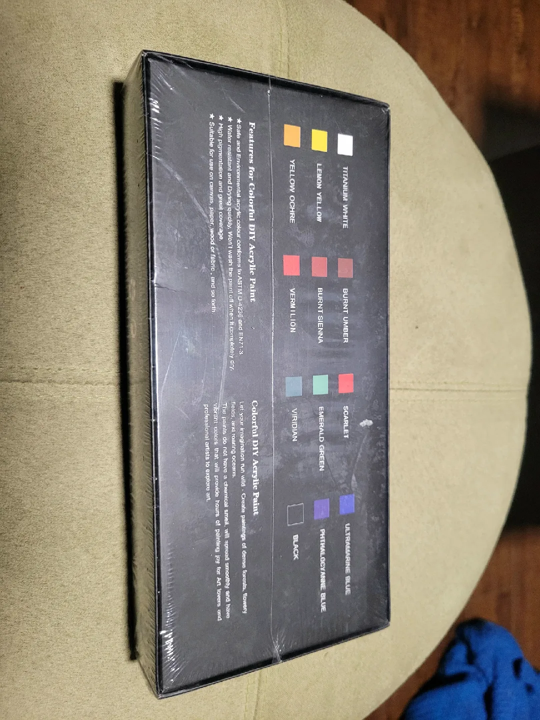 Colour City Fabric Colors - 12 Acrylic Paints 🥕 image indicator(2)