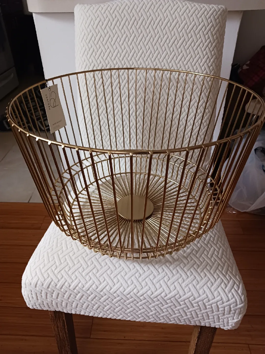 Project 62 Gold Wire Basket – Modern Minimalist Decor thumbnail