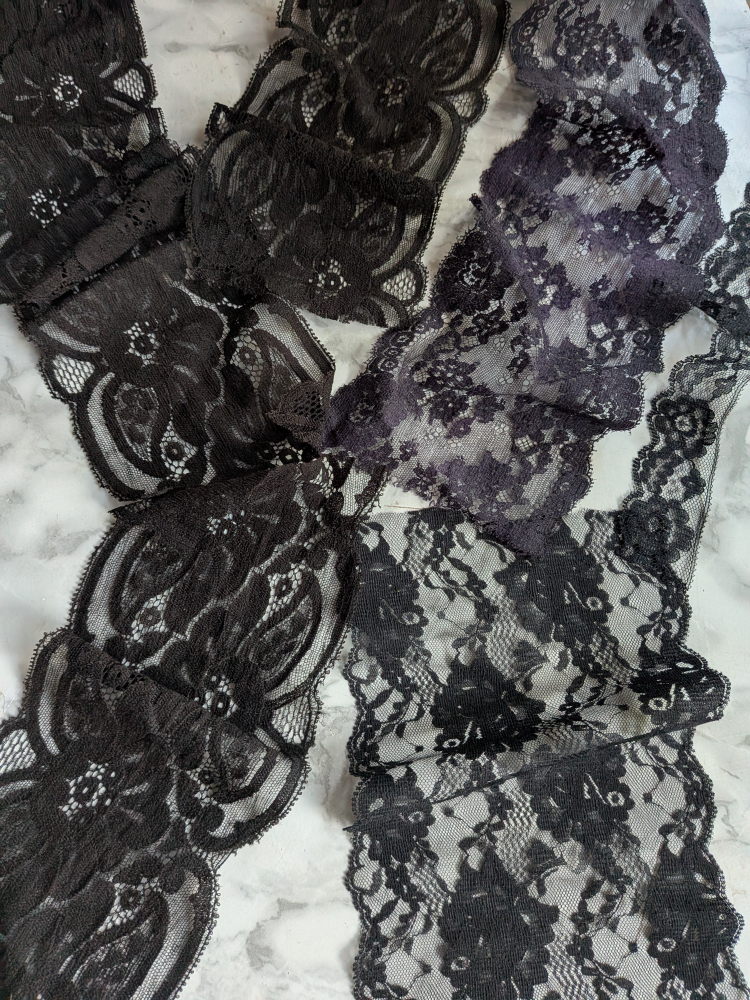 Black Lace Trim Assortment short pieces - photo 4