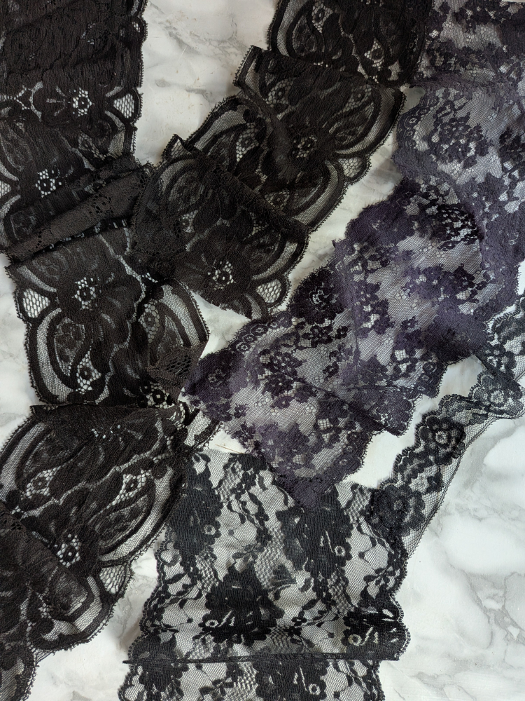 Black Lace Trim Assortment short pieces - photo 5