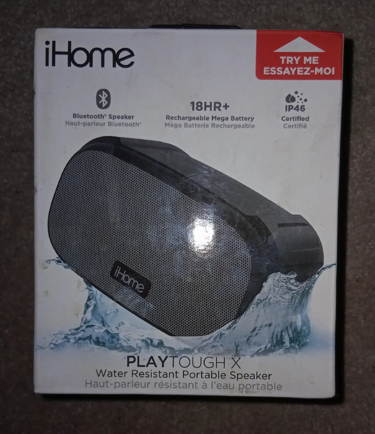 iHome Playtough X Water Resistant Portable Speaker thumbnail