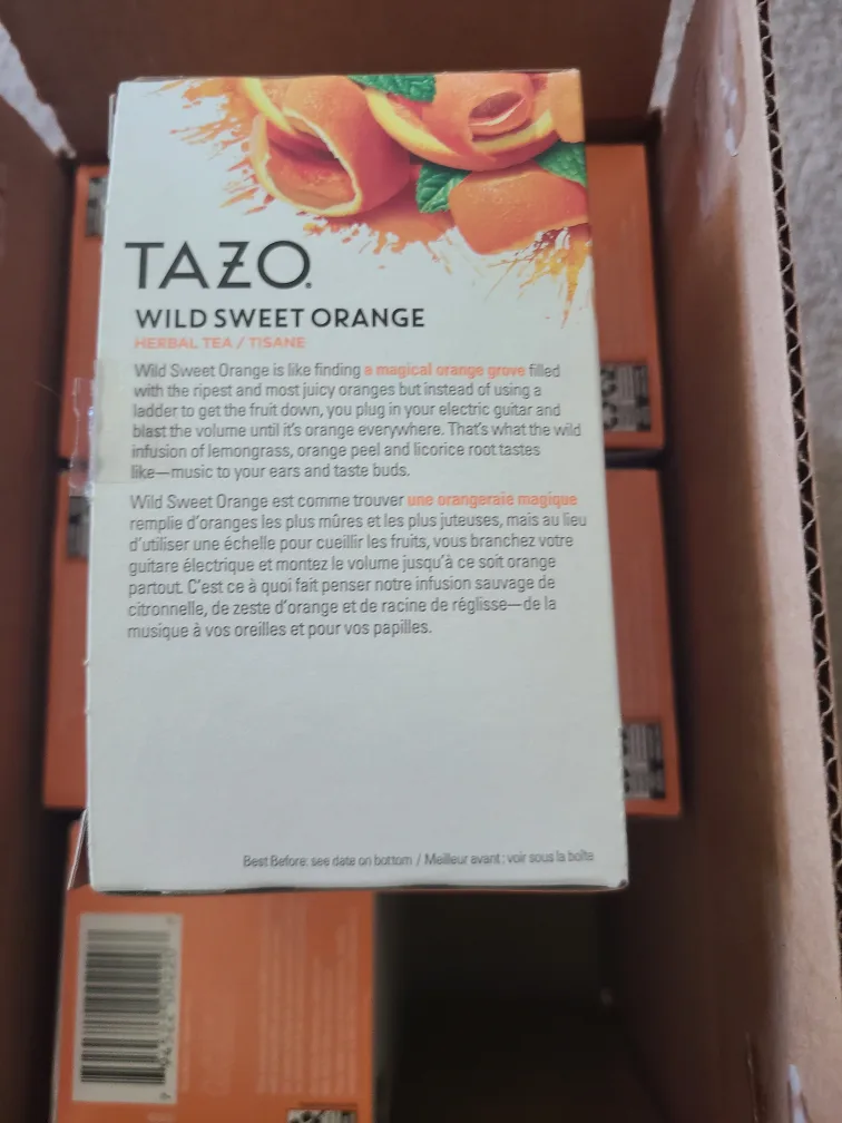 Tazo Wild Sweet Orange Herbal Tea image indicator(2)