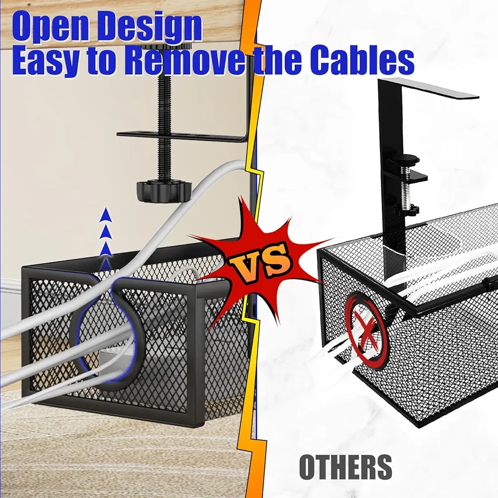 Under Desk Cable Management Tray - photo 3