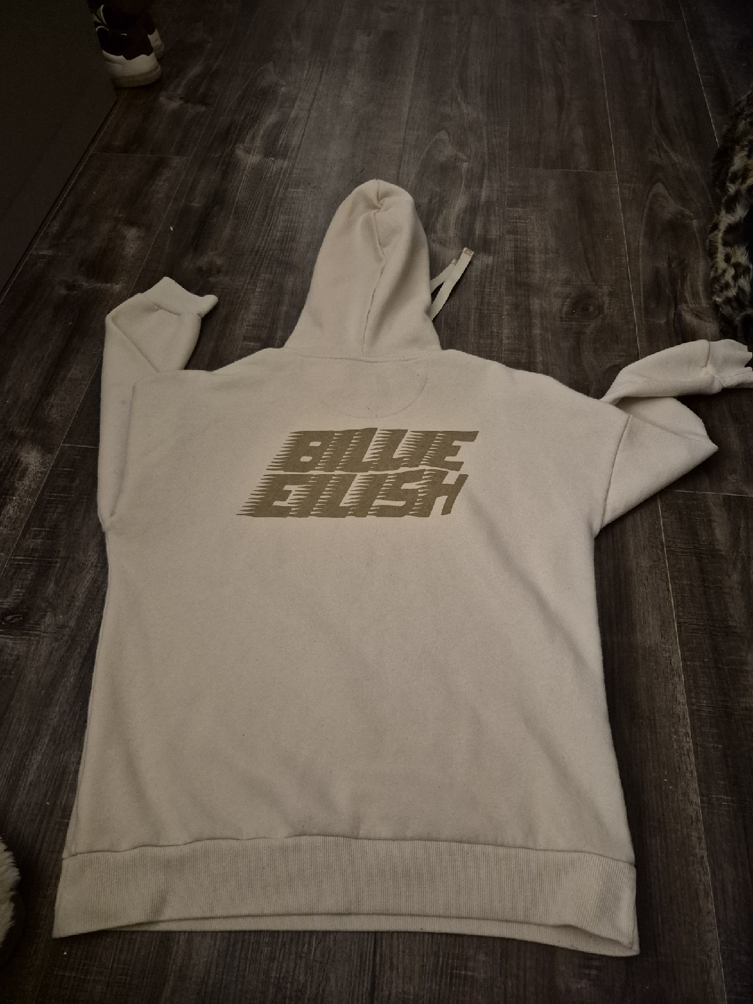 Billie Eilish Beige Hoodie - photo 2