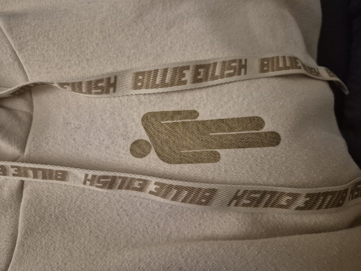 Billie Eilish Beige Hoodie - photo 3