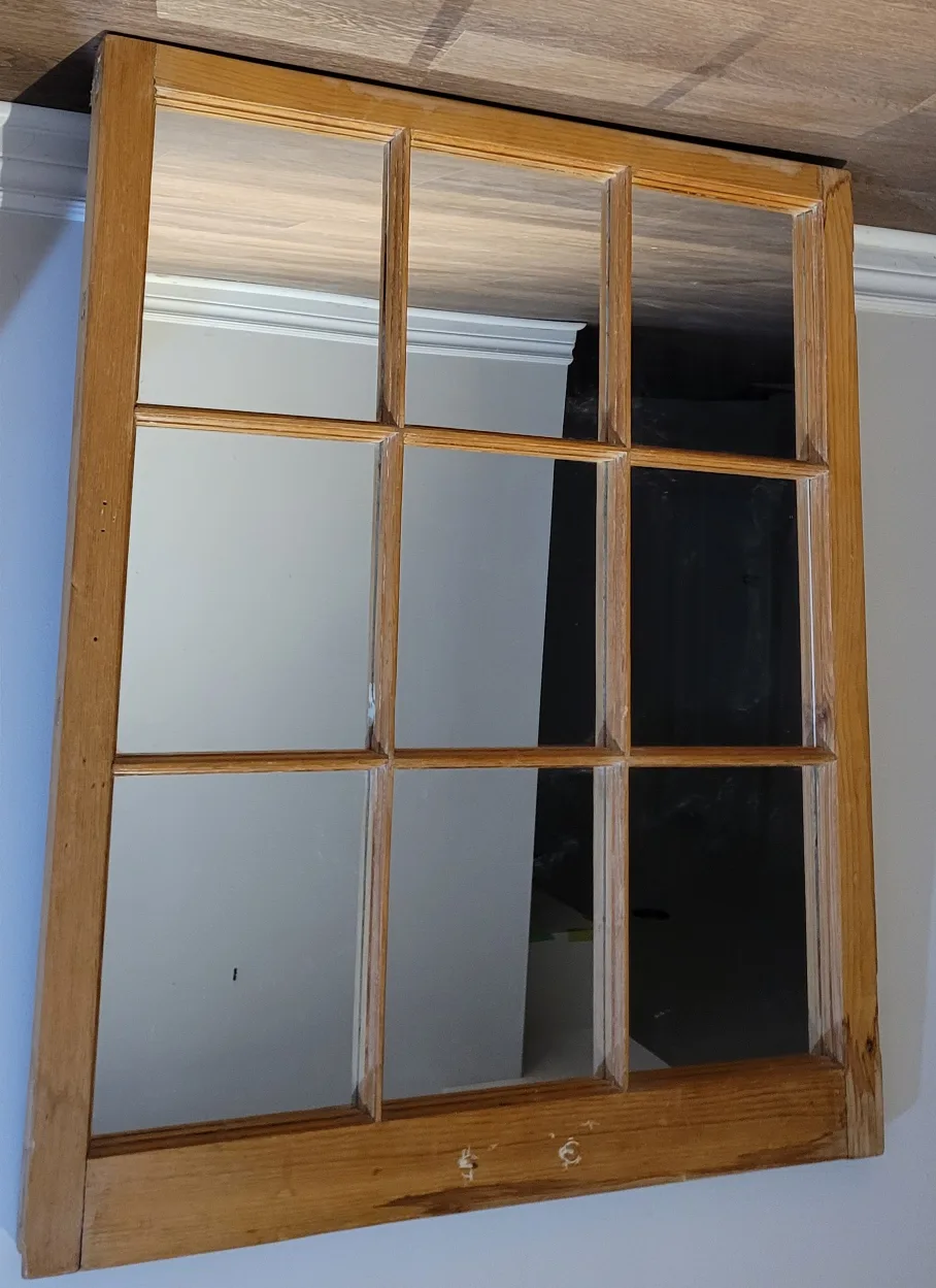 Antique framed Mirror image indicator(2)