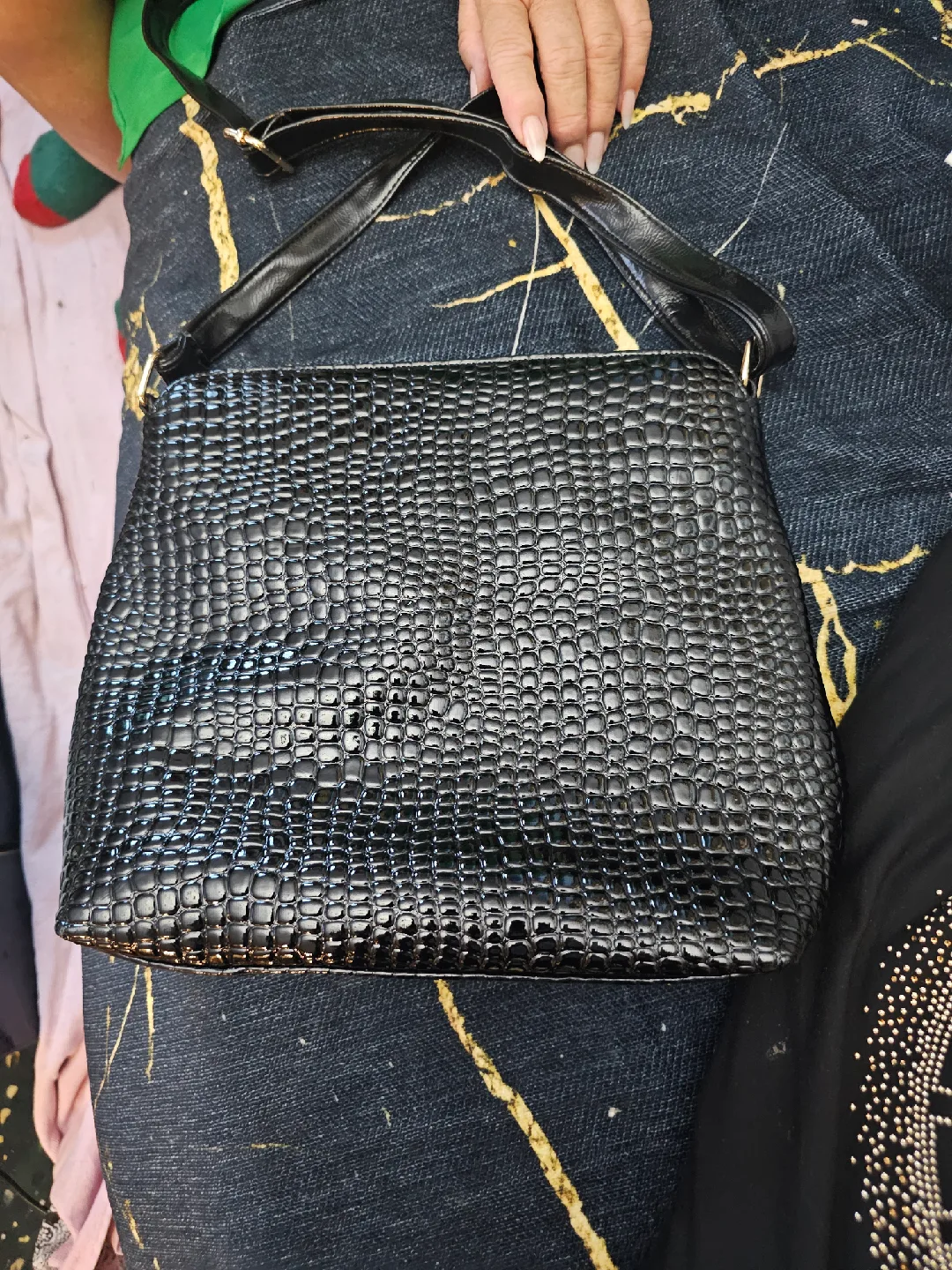 Valentino Black Leather Crossbody Bag image indicator(4)