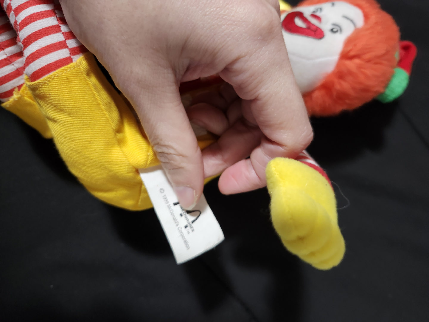 $10 McDonald's 1999 Ronald 10" - photo 4