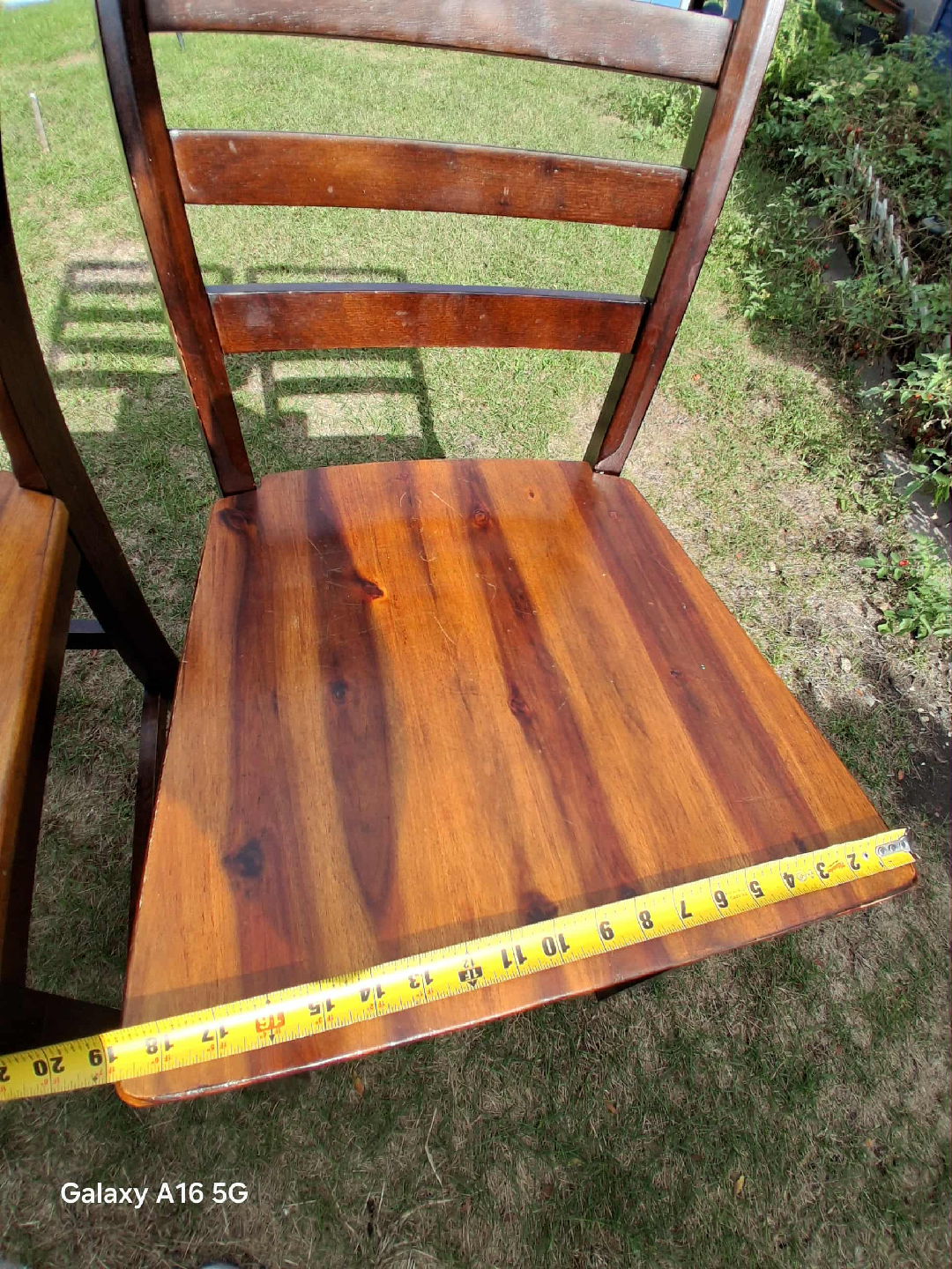 Wooden bar stools - Set of 2 - photo 3