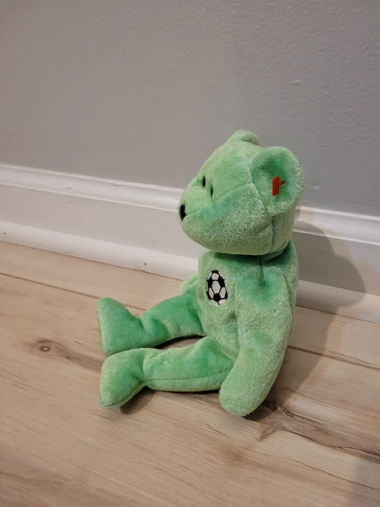 Ty Beanie Baby Kicks Soccer Bear ⚽️ image indicator(5)