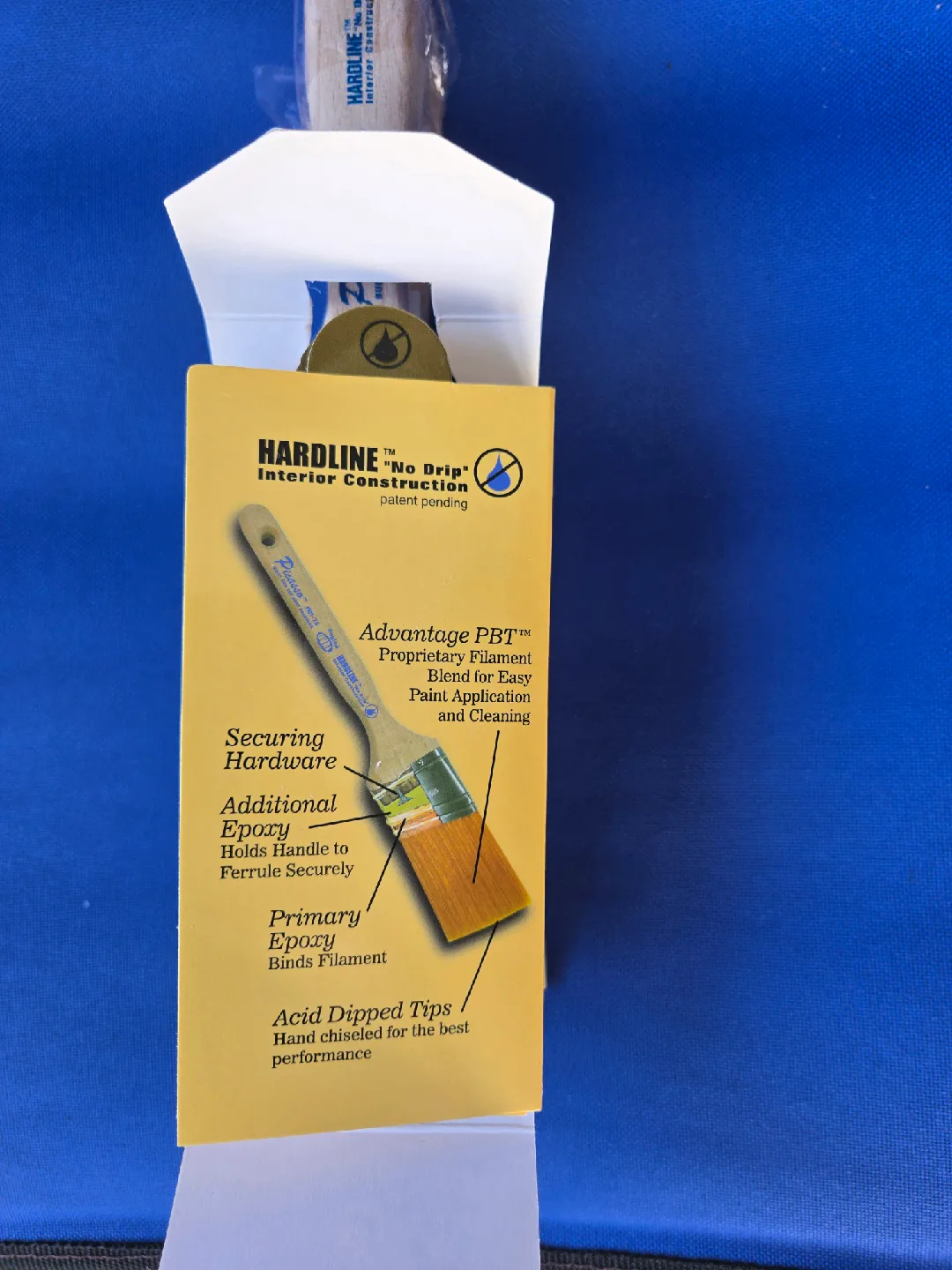 New Proform PIC2 2.5in Picasso Straight Cut Paint Brush image indicator(4)