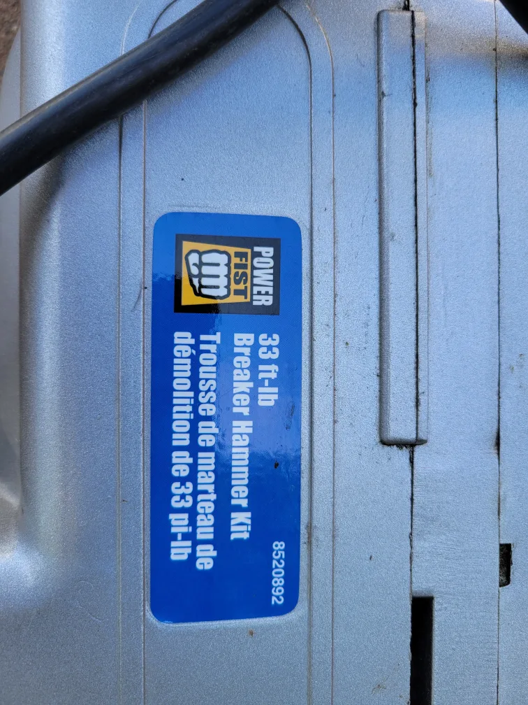 Power Fist 33 ft-lb Breaker Hammer Kit image indicator(4)