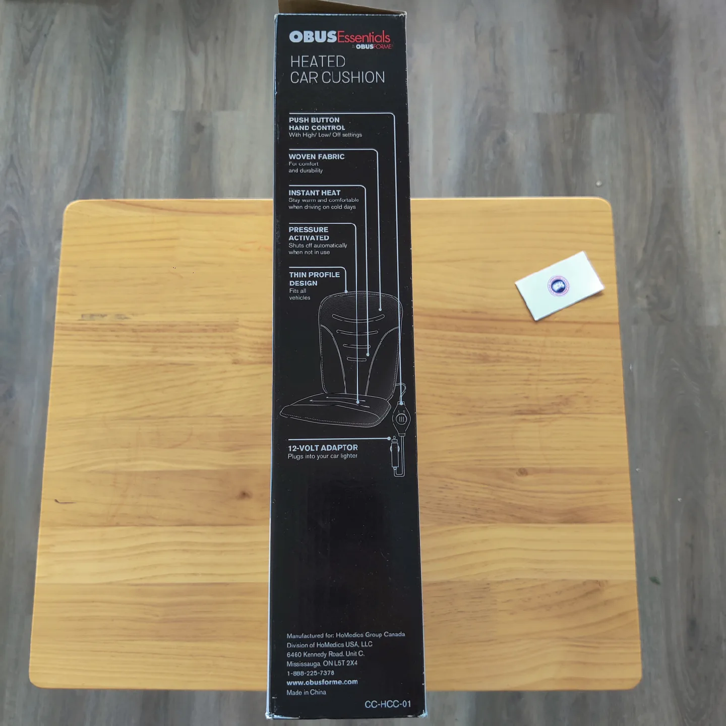 OBUS Essentials Heated Car Cushion - NEW image indicator(4)