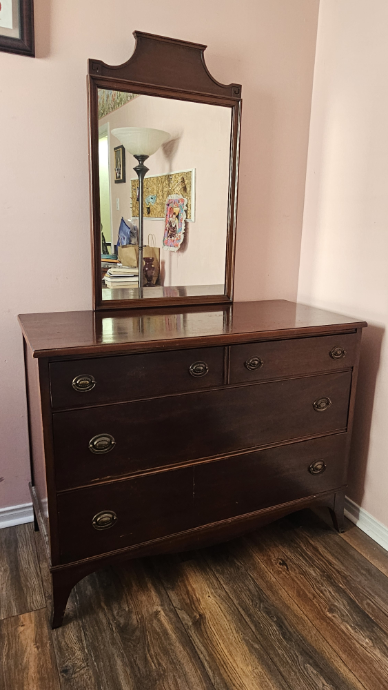 Antique  Dresser with Mirror