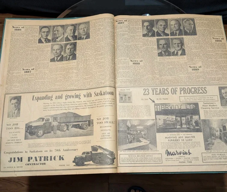 Vintage Saskatoon Star-Phoenix Newspaper image indicator(10)