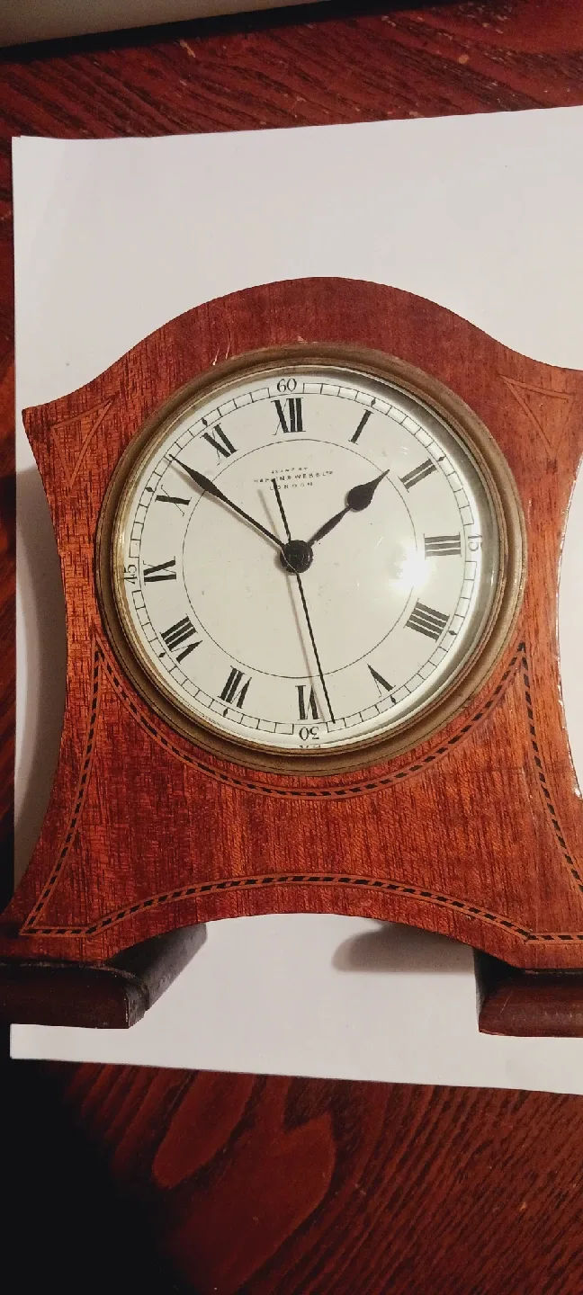 Mappin & Webb London Antique Mantel Clock . As is. thumbnail