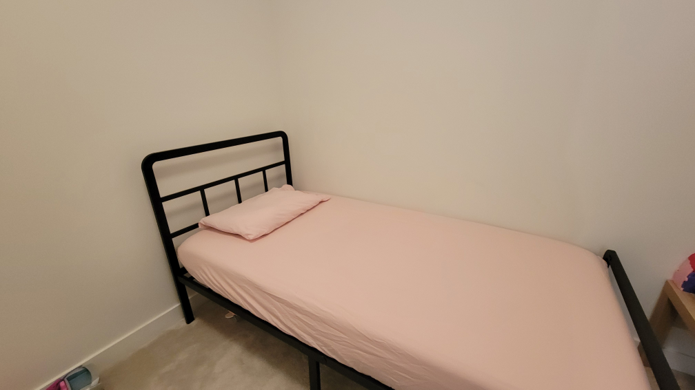 Metal Single Bed Frame with Mattress - photo 2