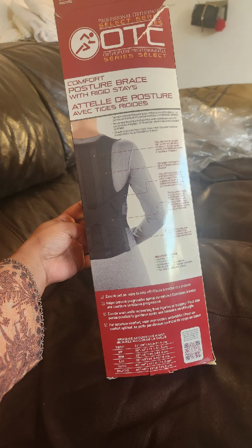 OTC Comfort Posture Brace with Rigid Stays - Size M image indicator(2)