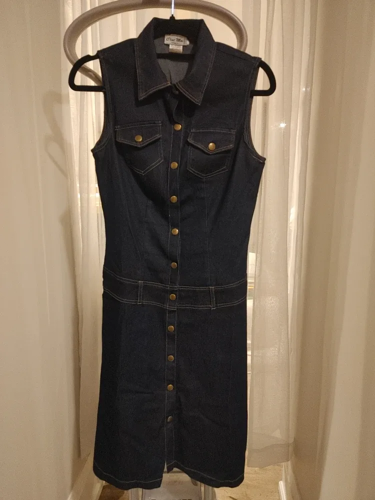 C'est Moi Denim Dress - Size Small