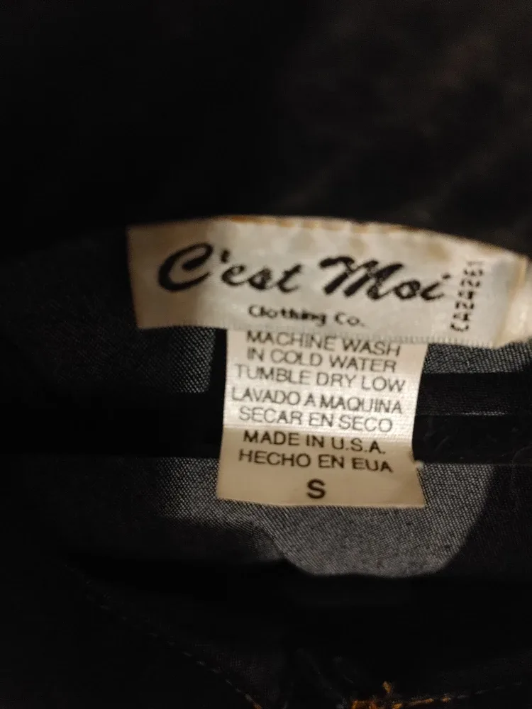 C'est Moi Denim Dress - Size Small image indicator(3)