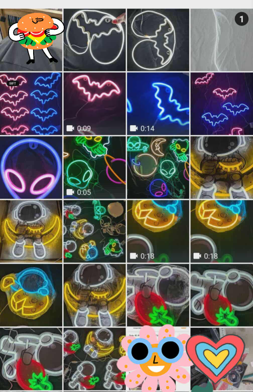 Assorted Neon Signs - Funky & Unique!