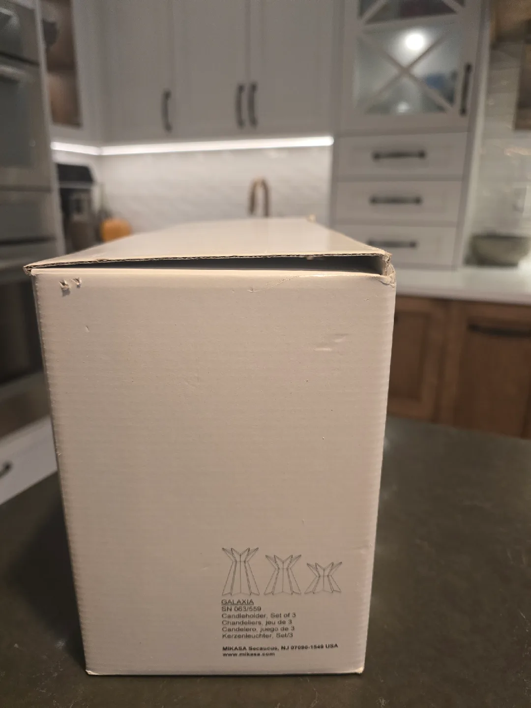 Mikasa Galaxia Chandelier candle holder Set of 3 - New in Box! image indicator(2)