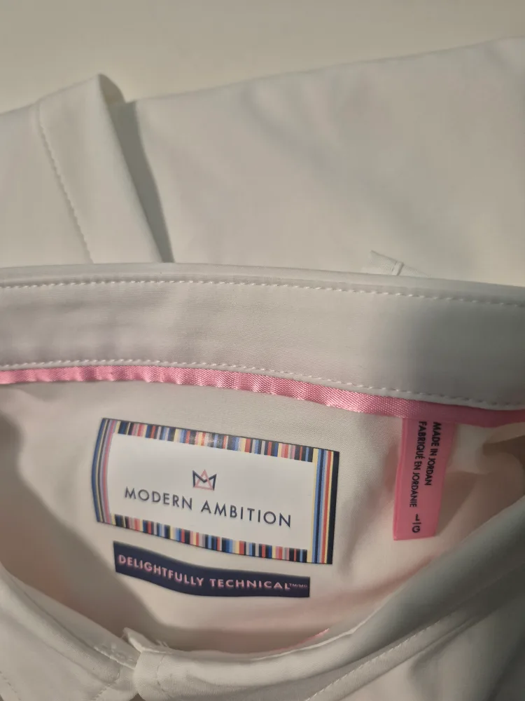 Modern Ambition Ladies' Travel Shirt - White, Size large image indicator(2)