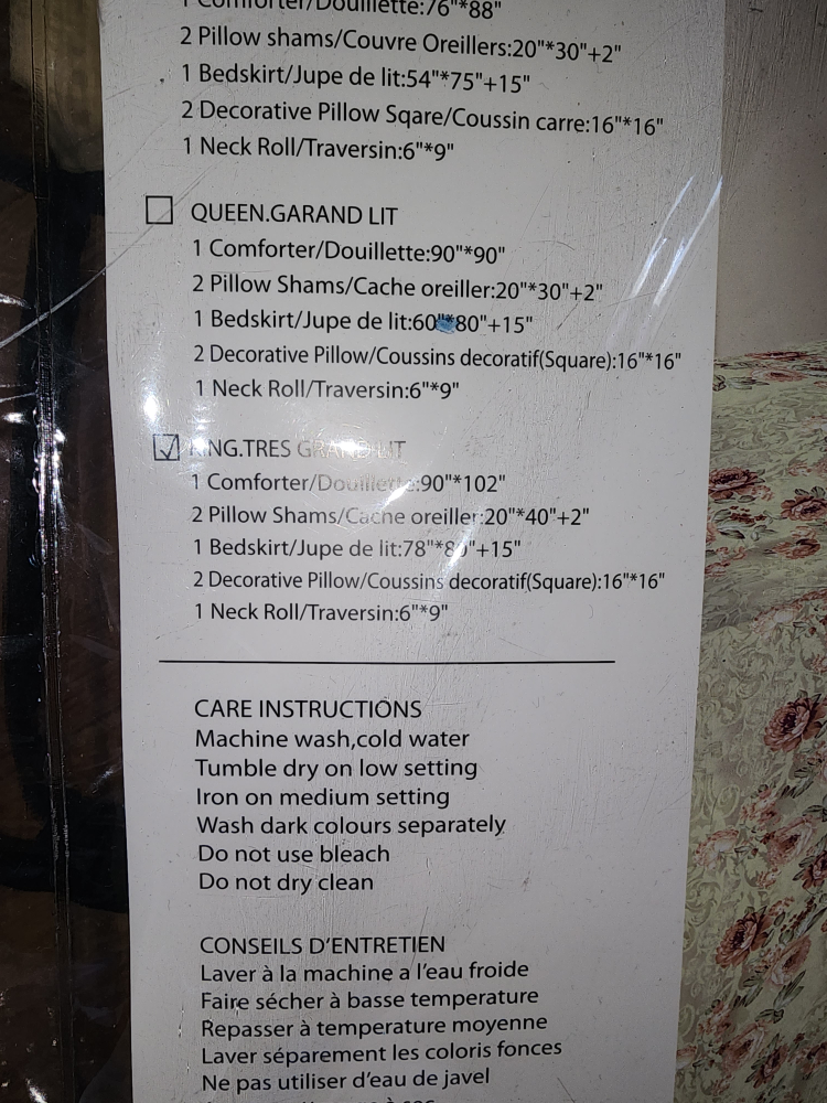 Egyptian Comfort Plus King Size 7-Piece Comforter Set - photo 3