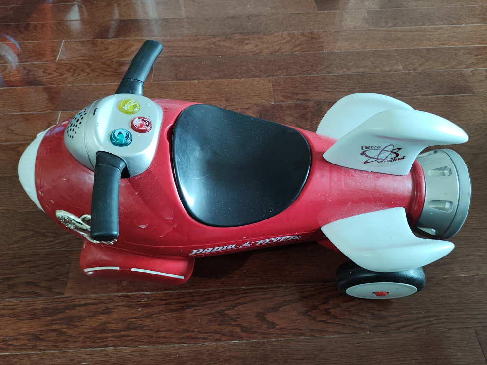 Radio Flyer Retro Rocket Ride-On Toy