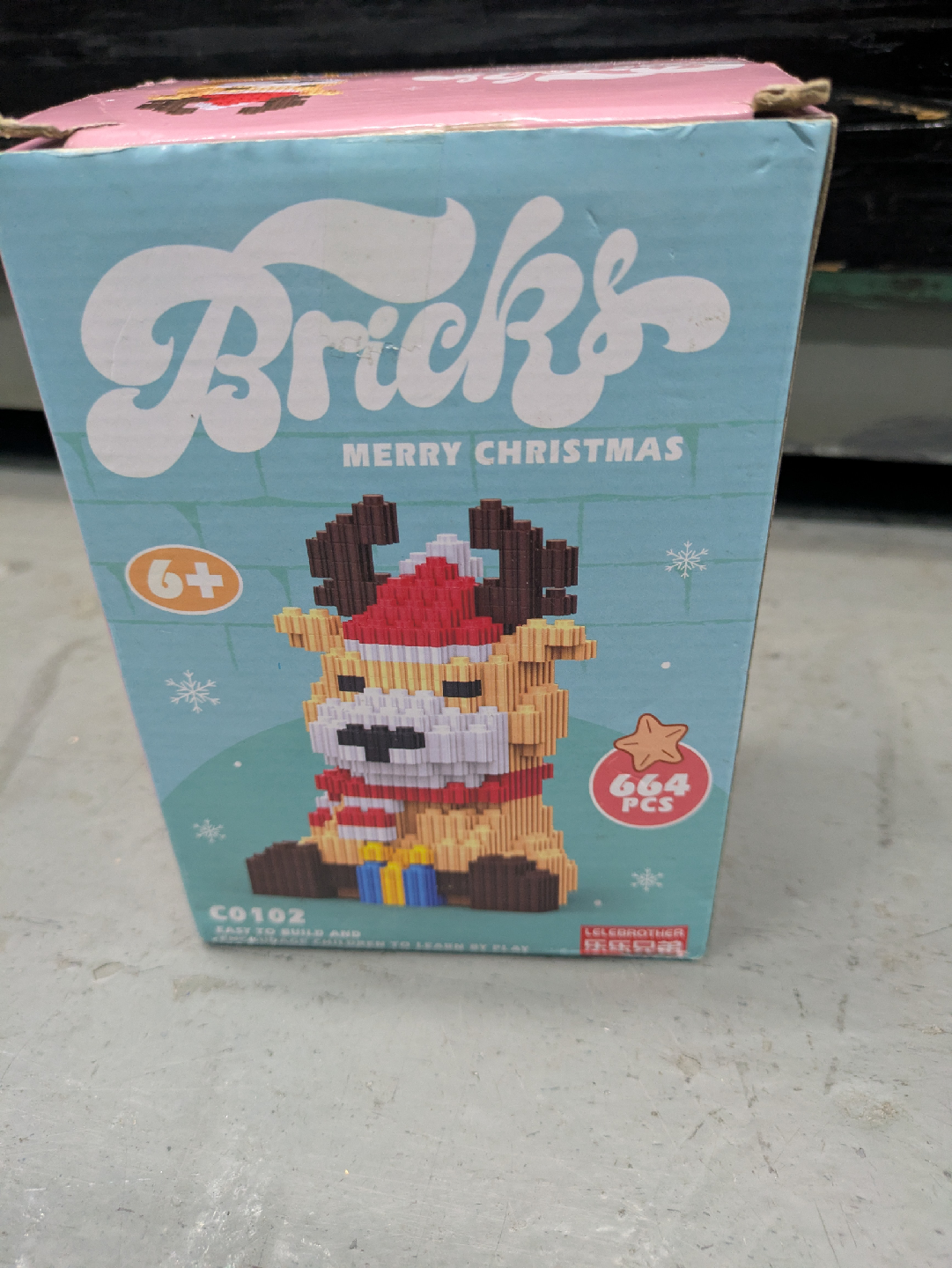 Bricks Merry Christmas Building Block Set - New