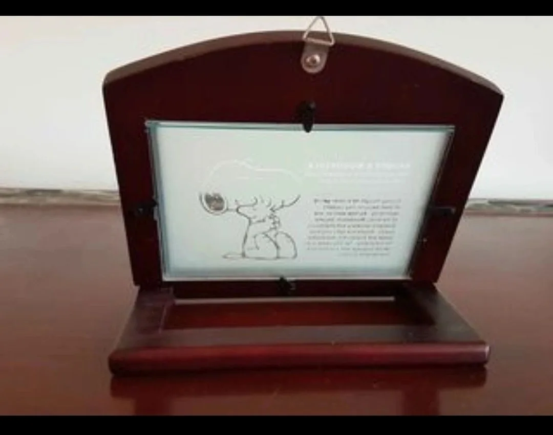Snoopy & Woodstock Wooden Picture Frame image indicator(2)