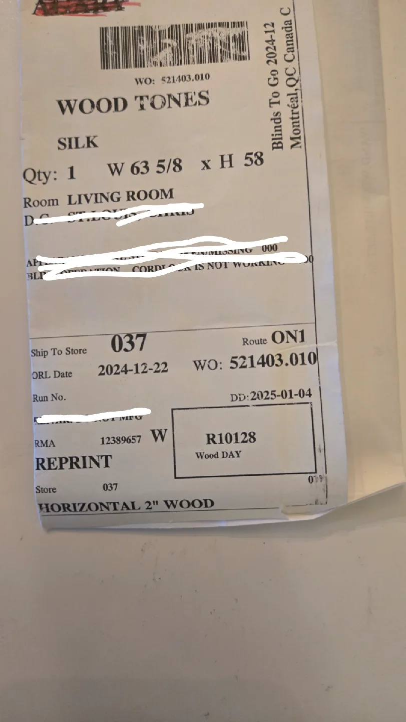 Wood Tones Silk Horizontal 2" Wood Blinds 63 5/8 x 58 image indicator(2)