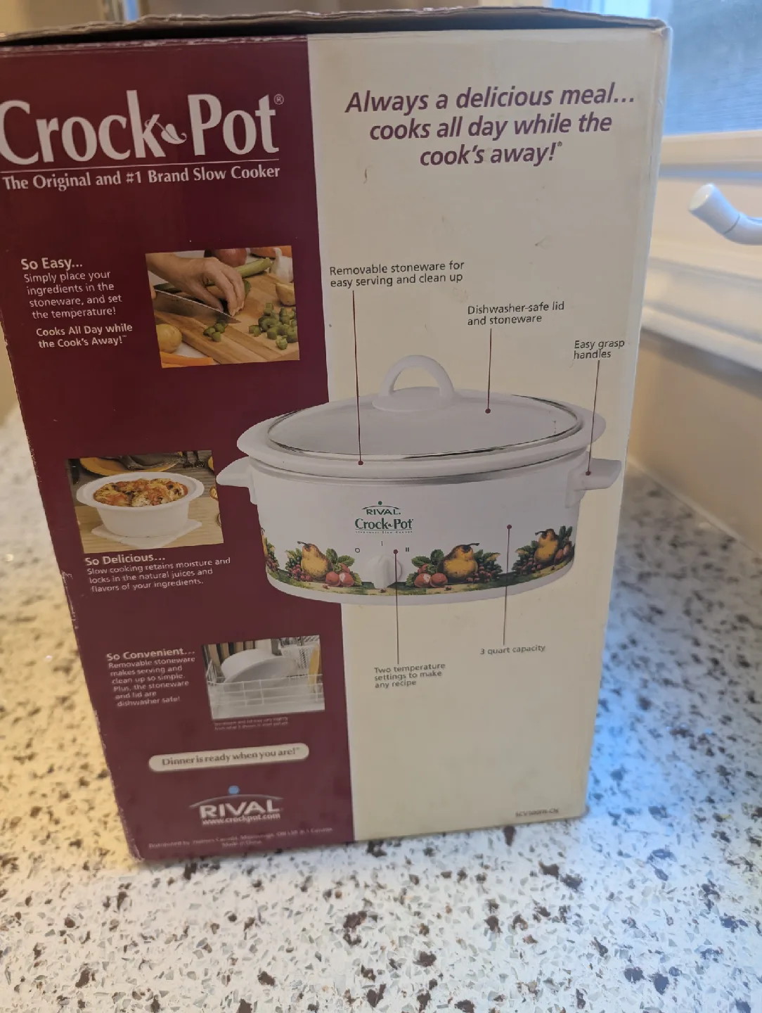 Crock-Pot Rival Slow Cooker 3 Quart image indicator(3)