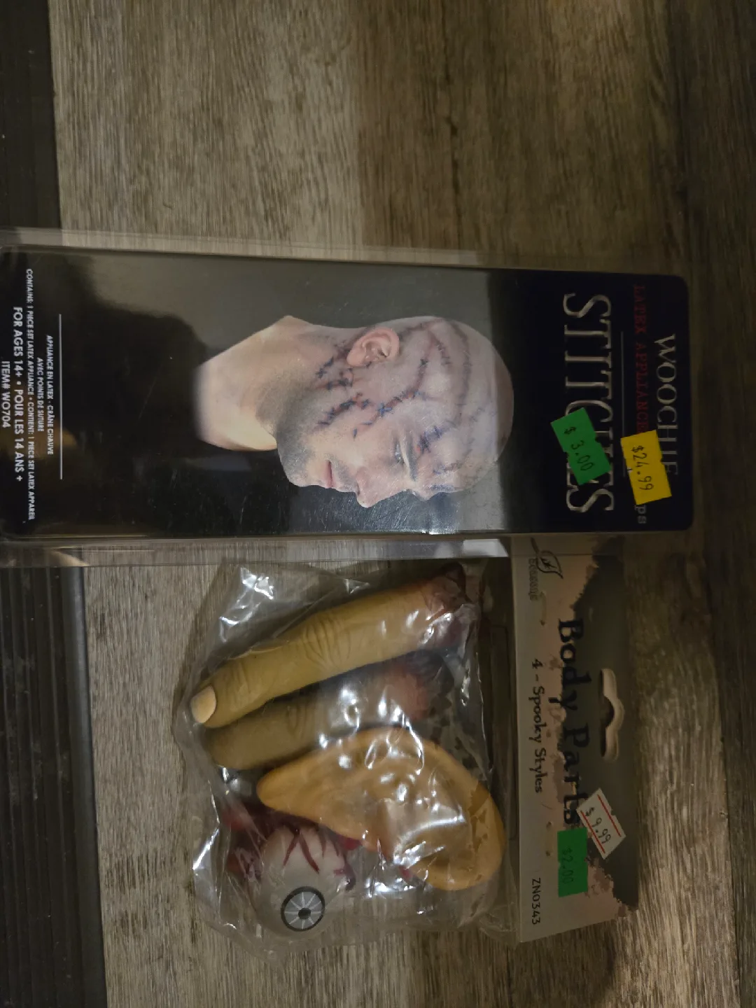 Woochie Stitches Latex Appliance & Body Parts