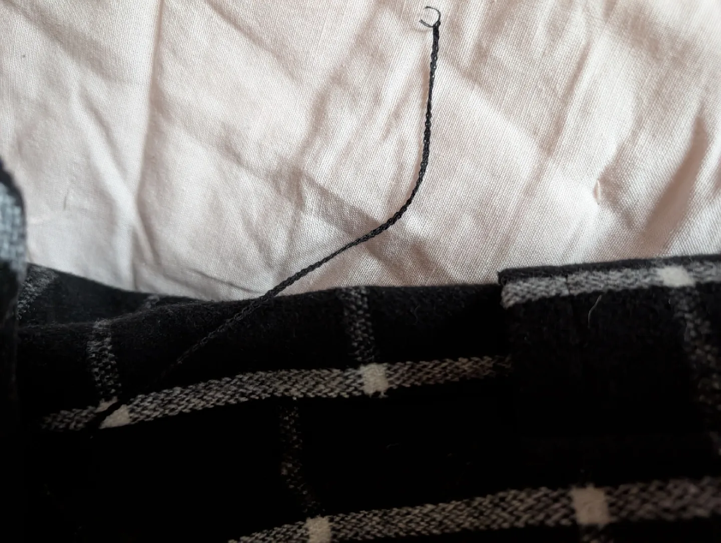 RV Rhapsody Black & White Plaid Coat image indicator(5)