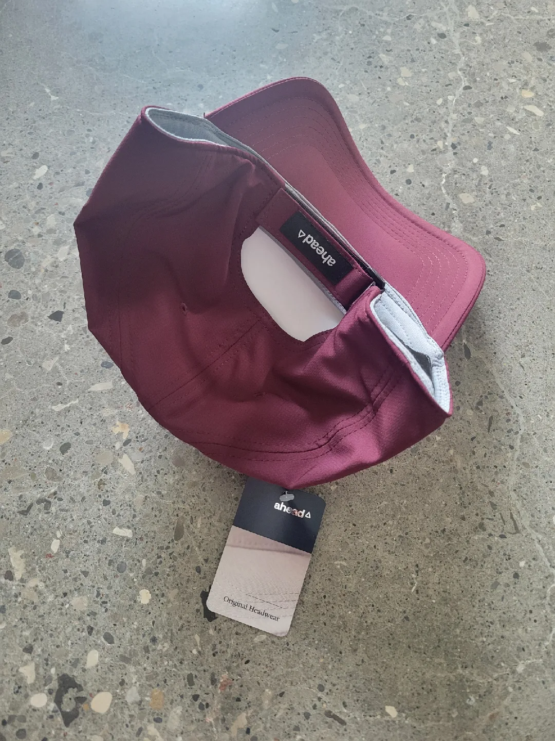 Ahead Headwear Maroon Baseball Cap - New with Tags image indicator(2)