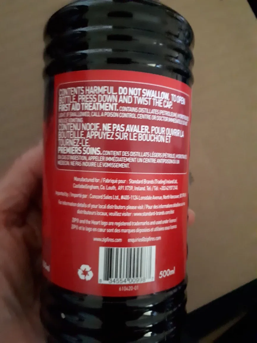 Brand new ZIP Liquid Firestarter - 500ml image indicator(3)