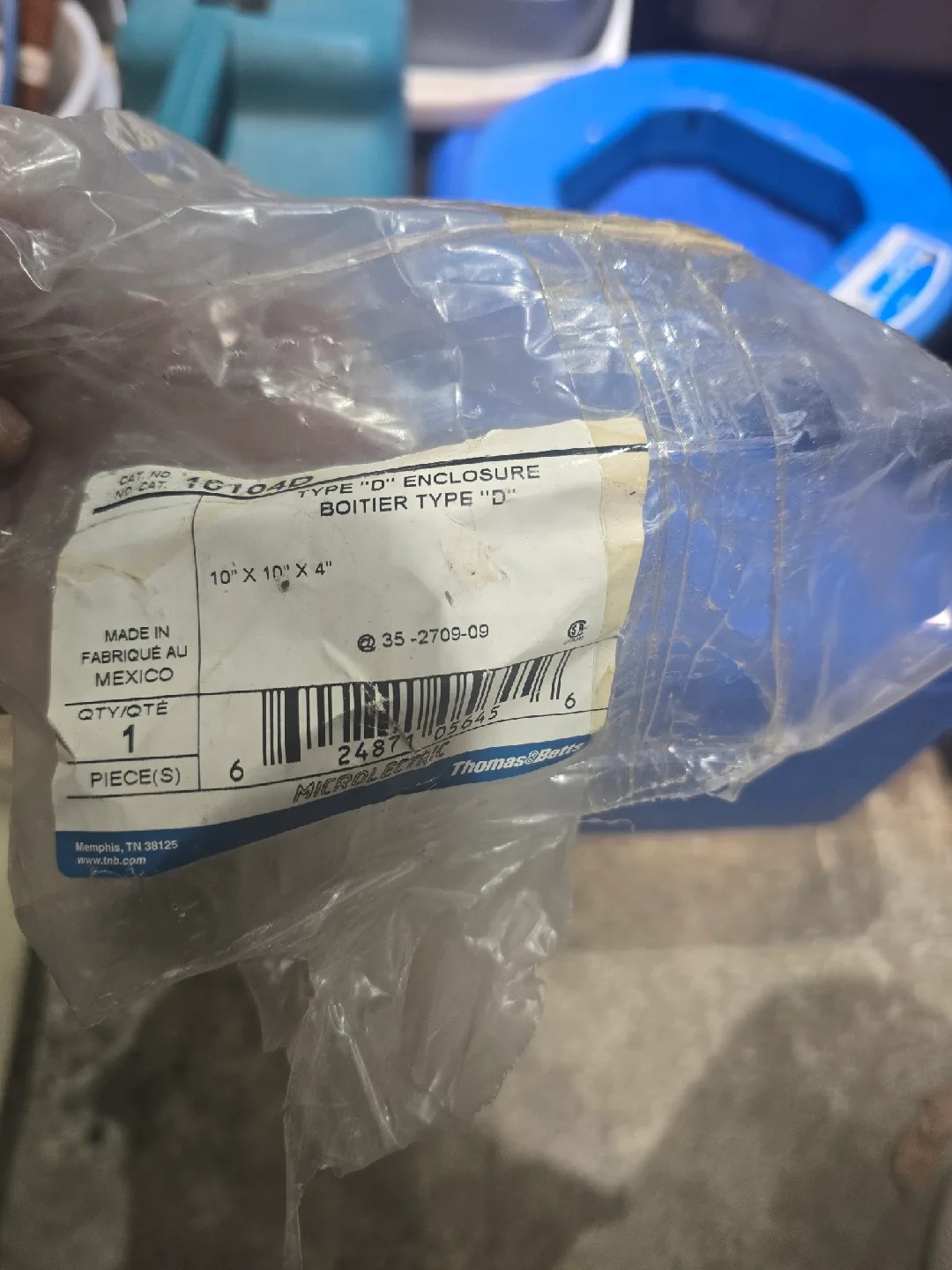 Thomas & Betts 10"x10"x4" Type D Enclosure image indicator(3)