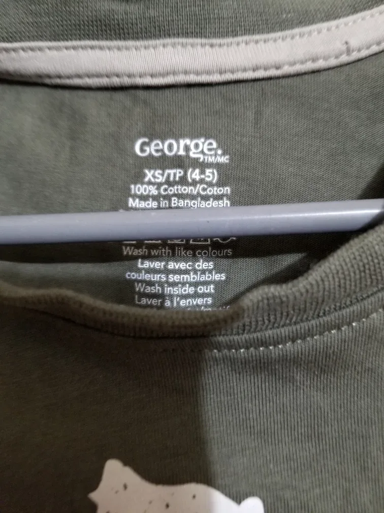 George Kids Pajama Set - Size XS (4-5) image indicator(2)