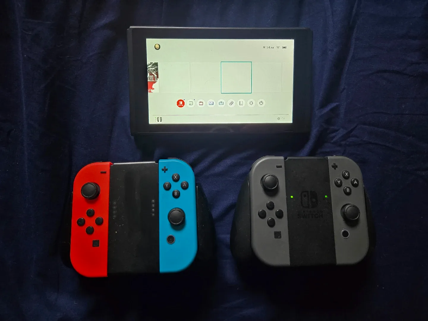 Nintendo Switch with 4 joycons thumbnail