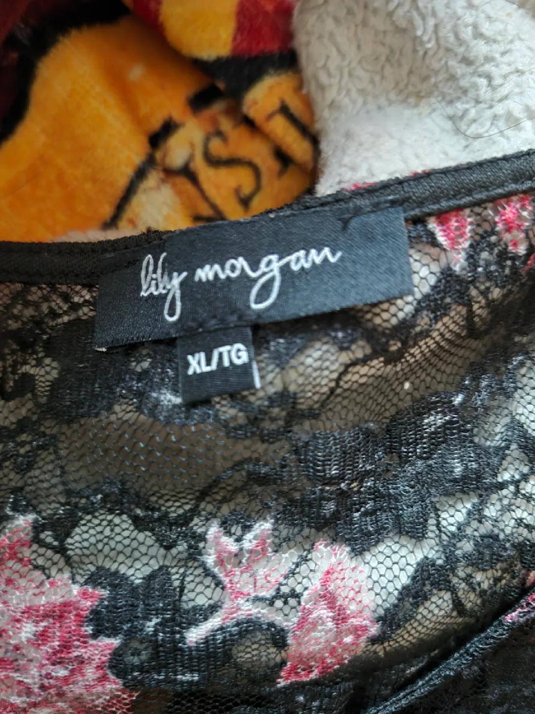 Lily Morgan Black Floral Dress - XL image indicator(3)