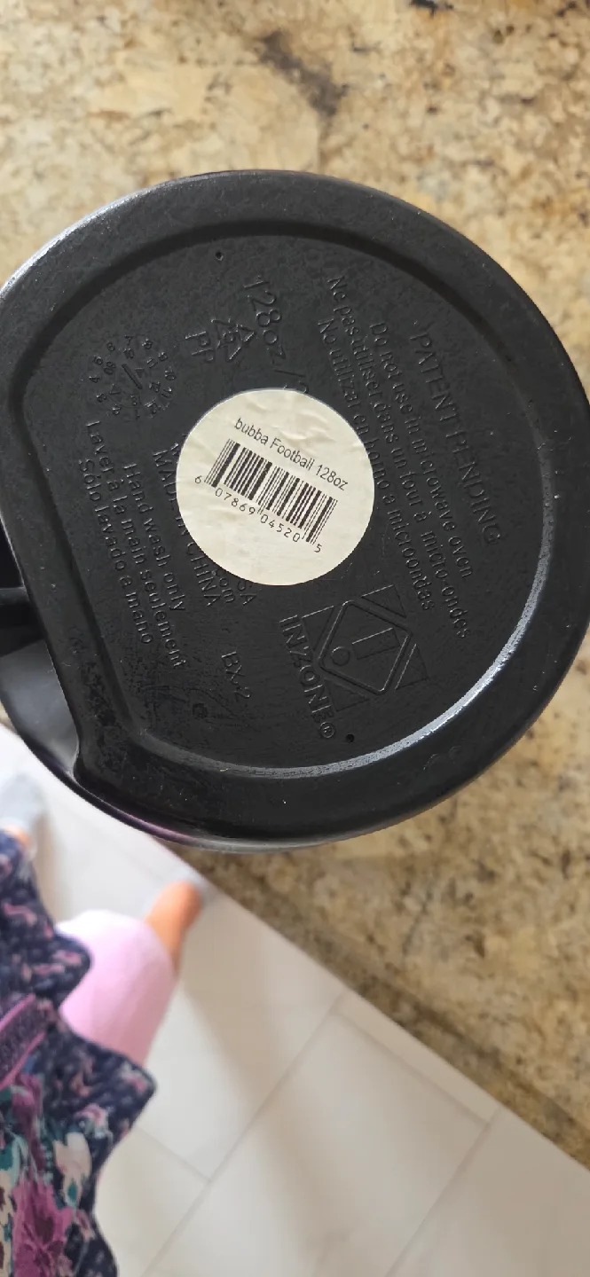 Bubba Football 128oz Water Jug image indicator(3)