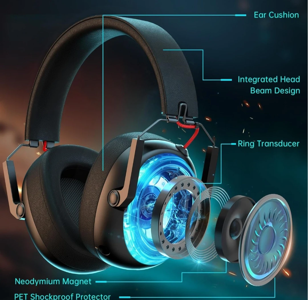 Wireless Gaming Headset - Black - photo 2