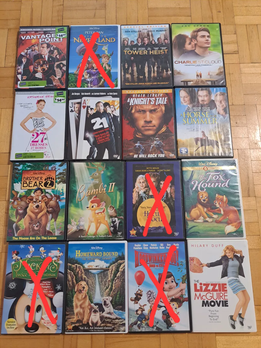 Mixed DVD Movies Lot image indicator(3)