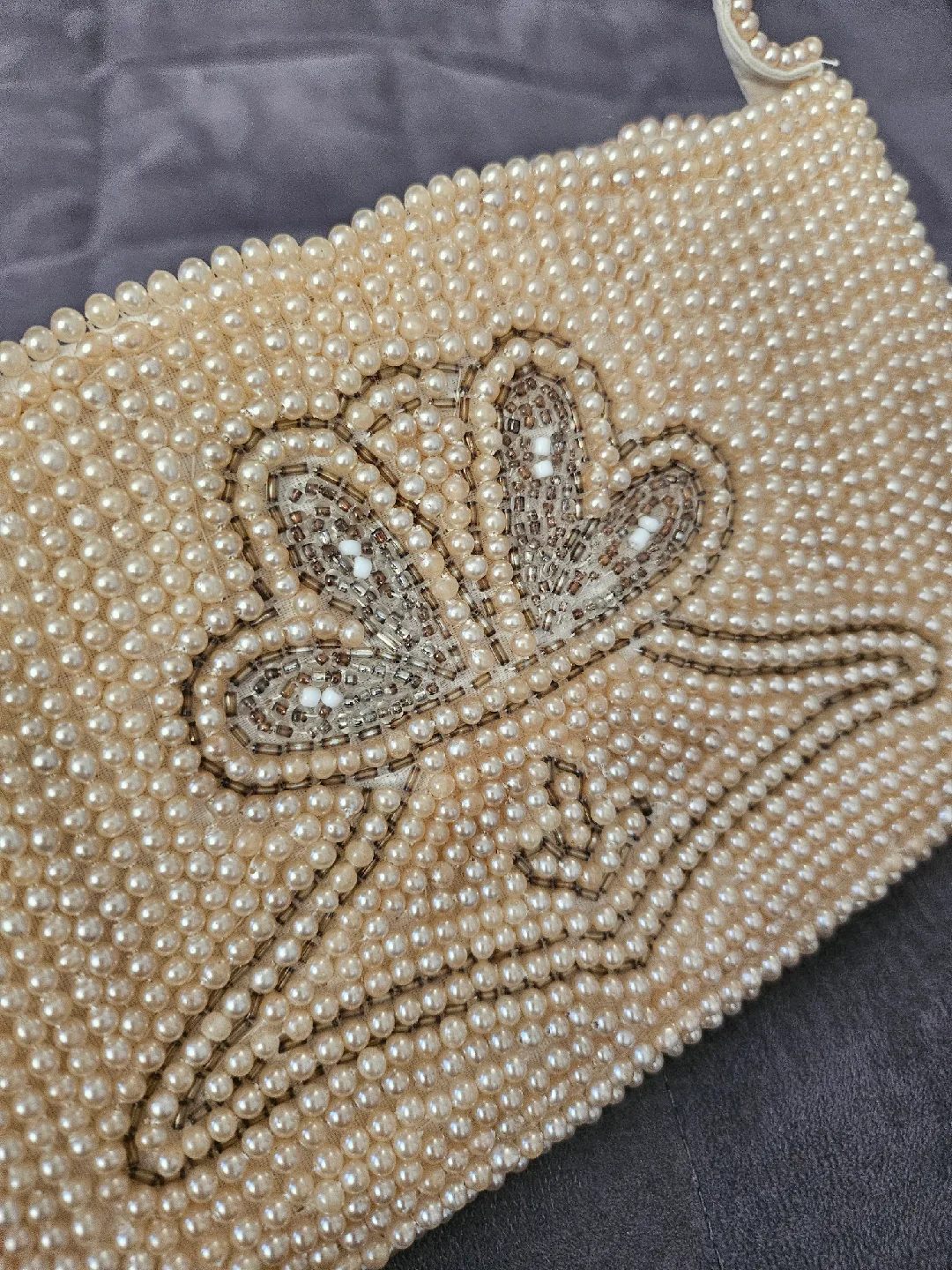 Vintage 1940 Beaded Handbag - Made in Japan image indicator(2)