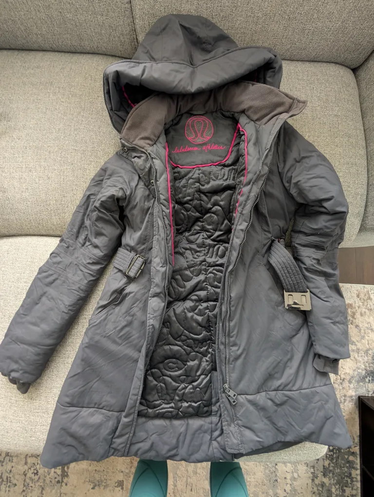Lululemon Grey Winter Coat image indicator(2)