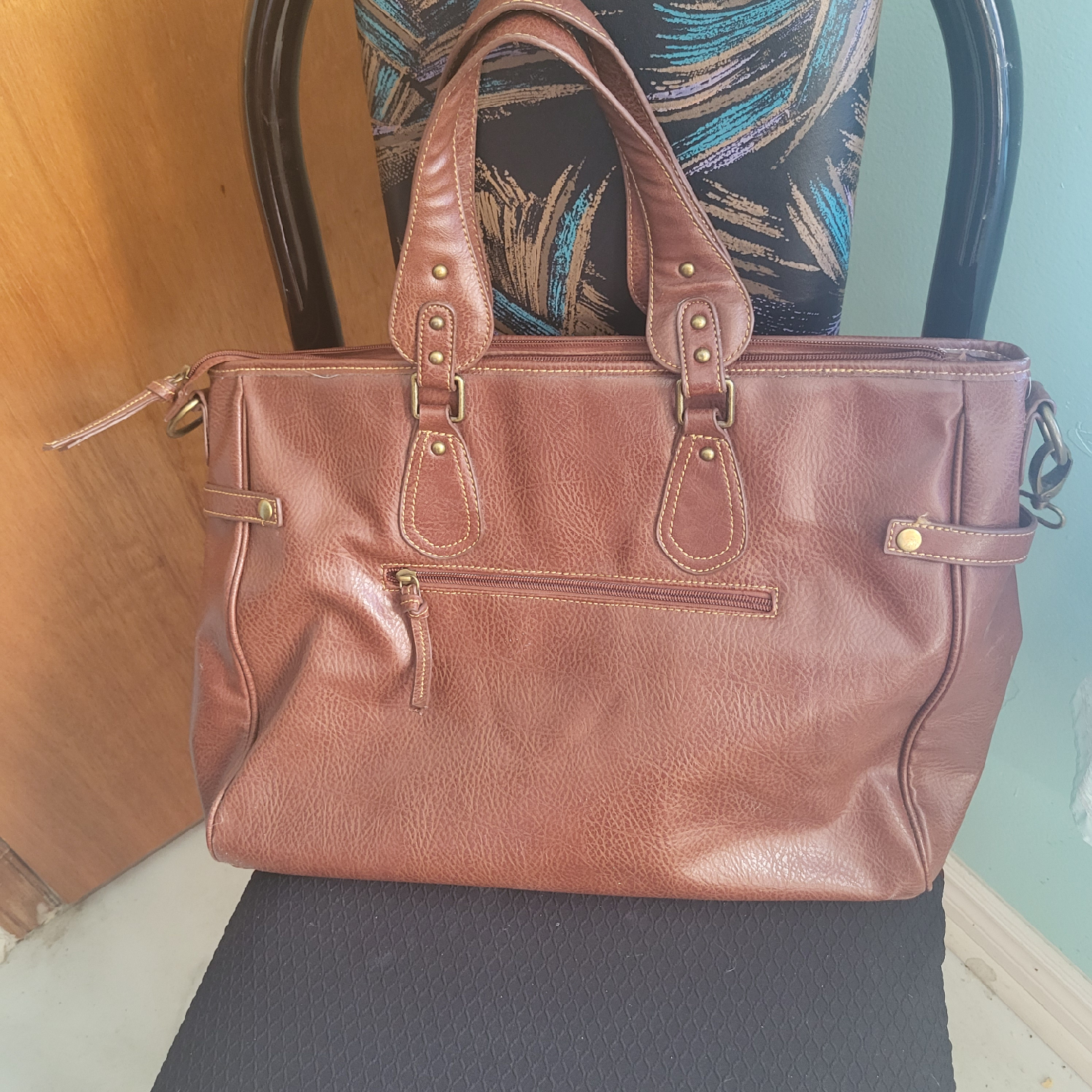 Brown Tote Bag. unisex bag - photo 2