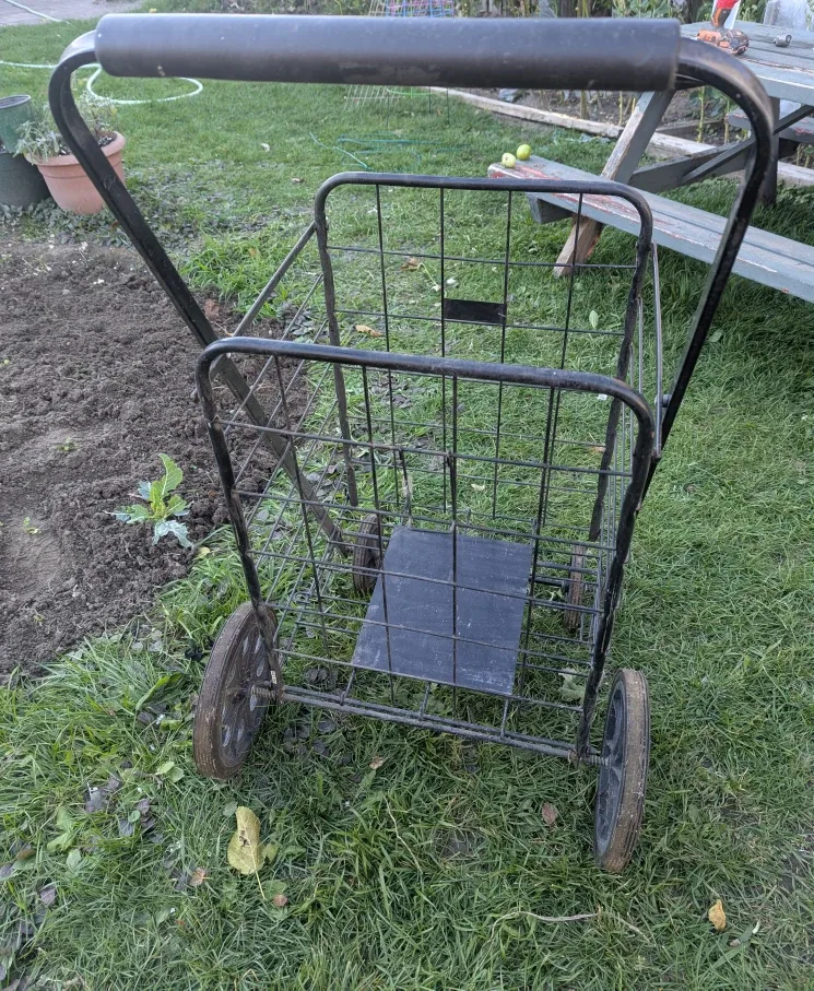 Metal Wire Shopping Cart image indicator(3)