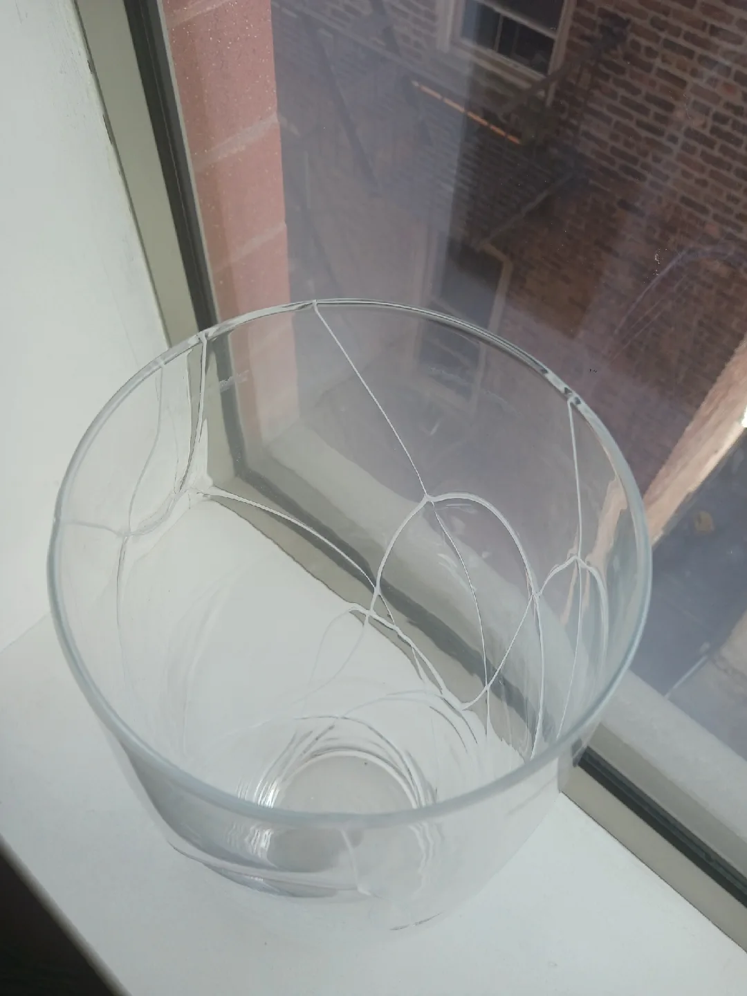 Modern Abstract Art Glass Vase – Handmade in Poland Swirl Design image indicator(7)