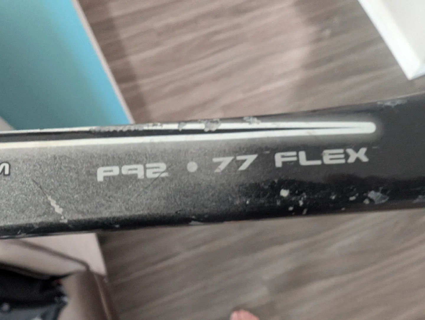 Bauer composite vapor left hand hockey stick '77 Flex image indicator(3)